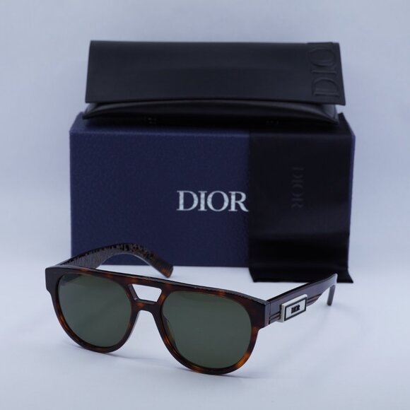 🕶️ New Dior DIORB23 R1I 20C0 Sunglasses - Shiny Red Havana Frame - Picture 11 of 11